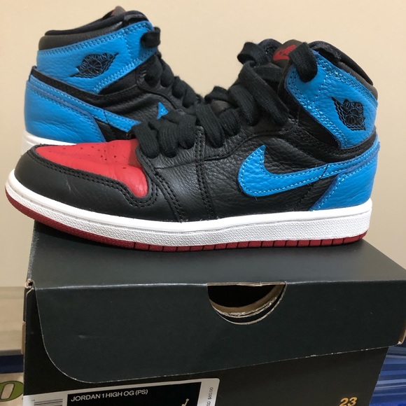 Nike Air Jordan 1 High UNC to Chicago 1.5y Kids Youth Pre School - Picture 3 of 7